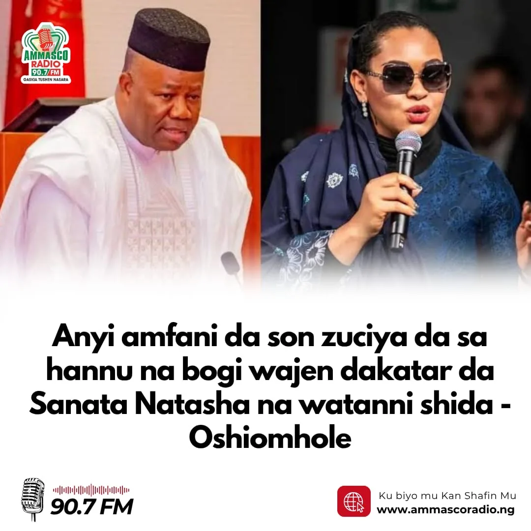 Anyi amfani da son zuciya da sa hannu na bogi wajen dakatar da Sanata Natasha na watanni shida - Oshiomhole