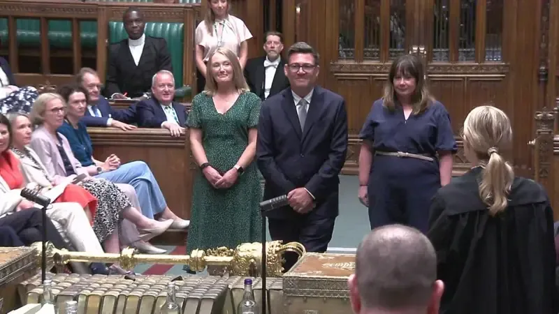 An rantsar da Andy Burnham a Majalisar Dokokin Birtaniya