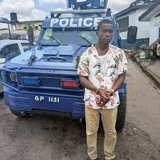 Kotu A Ghana Ta Daure Wani Matashi Kan Yunƙurin Satar Motar 'Yan Sanda