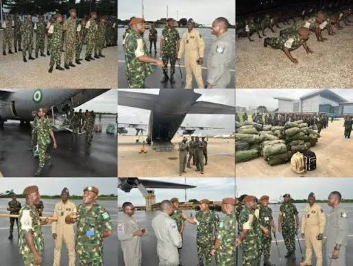 Najeriya Ta Tura Sojoji 86 Zuwa Guinea-Bissau Domin Aikin Wanzar da Zaman Lafiya na ECOWAS