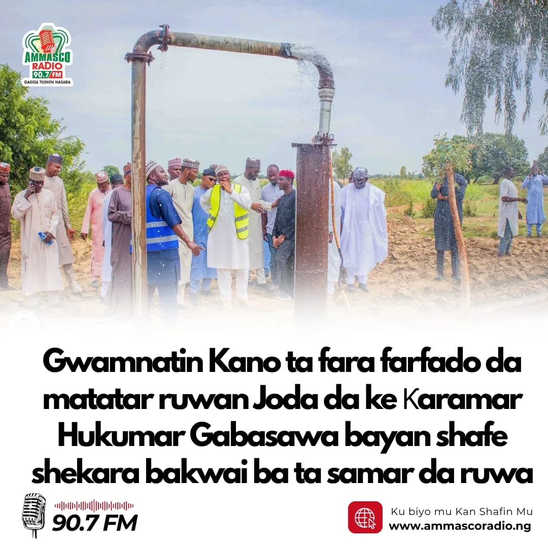Gwamnatin Kano ta fara farfado da matatar ruwan Joda da ke Ƙaramar Hukumar Gabasawa bayan ta shafe shekara bakwai ba ta samar da ruwa